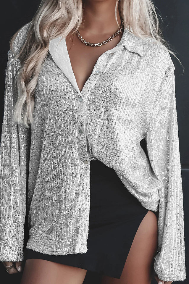 Attention Seeker Sequin Top | Dress In Beauty