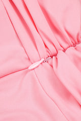 Rose-appliqué Ruched Jersey Minidress | Dress In Beauty