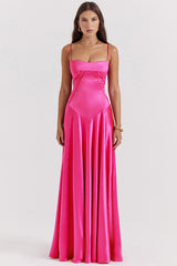 Anabella Black Lace Up Maxi Dress | Dress In Beauty
