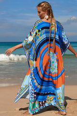 Tropical Pattern Kimono Blouse ( 29 Colors ) | Dress In Beauty