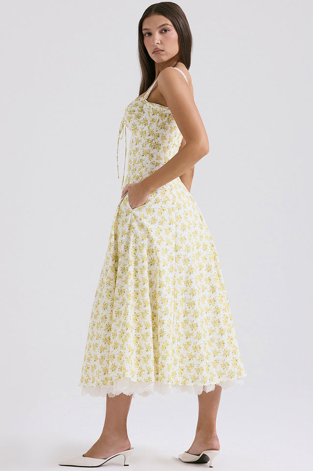 Rosalee Print Cotton Sundress | Dress In Beauty
