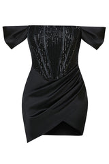 Nadia Off Shoulder Mini Dress | Dress In Beauty