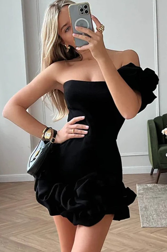 Alyssa Satin Mini Dress | Dress In Beauty