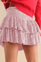 Sequin Darling Tiered Shorts | Dress In Beauty