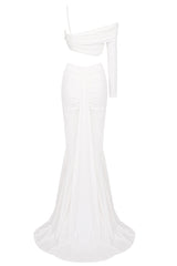 Pearl One-Sleeve Top & Long Skirt Set | Dress In Beauty