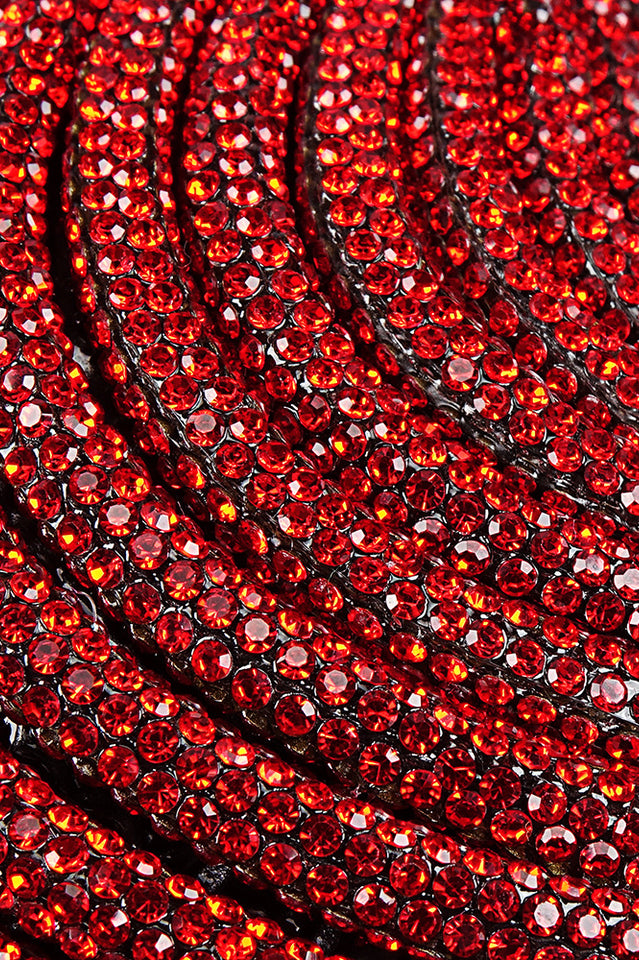 red crystal heart dress RED CRYSTAL HEART MINI DRESS Artofcb