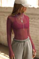 Exposed Seams Long Sleeve Top | Dress In Beauty