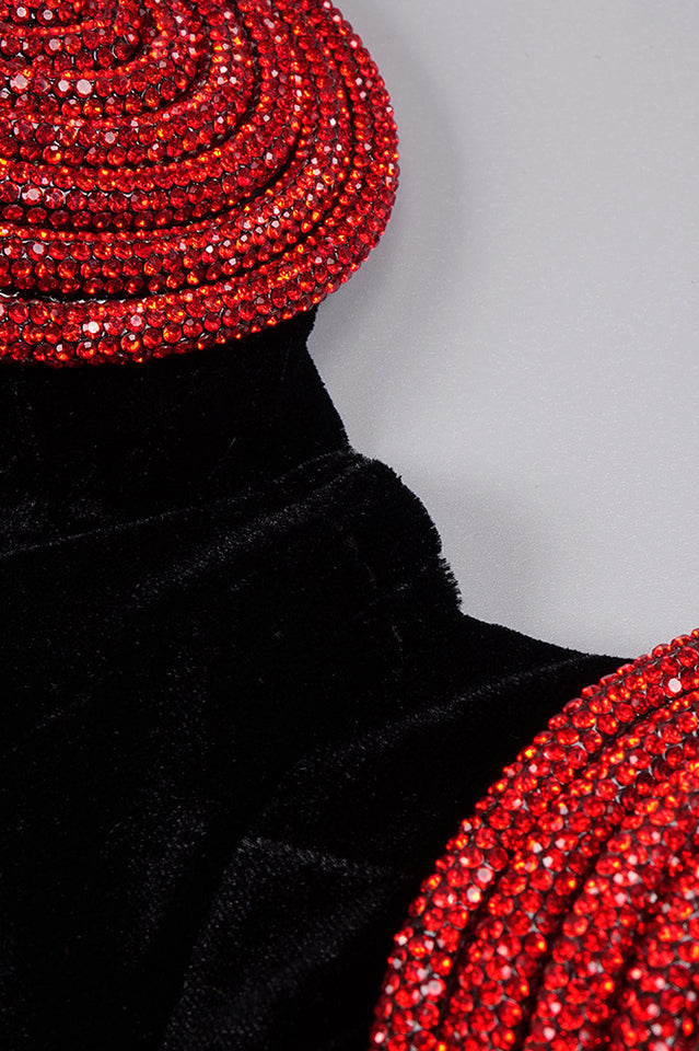 Red Crystal Heart Dress | Dress In Beauty