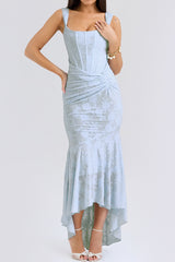 Cesca Retro Cream White Floral Maxi Dress | Dress In Beauty