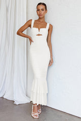Nadia Ruched Fishtail Maxi Dress | Dress In Beauty