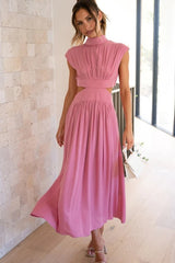 Cutout Waist Midi Dress | Dress In Beauty