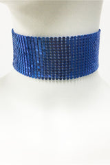 Punk Metal Sequin Necklace