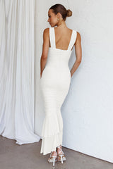 Nadia Ruched Fishtail Maxi Dress | Dress In Beauty