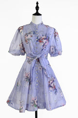 Caroline Floral Print Mini Dress | Dress In Beauty