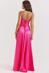 Anabella Black Lace Up Maxi Dress | Dress In Beauty