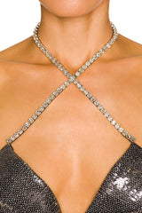 Sequined Folds Split Maxi Dress | Dress In Beauty