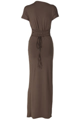 Tea Bodied Maxi Dress