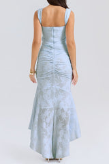 Cesca Retro Cream White Floral Maxi Dress | Dress In Beauty