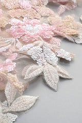 Kamames Strapless Floral Sequined Maxi Dress