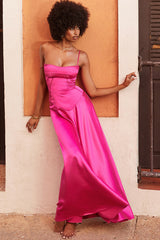 Anabella Black Lace Up Maxi Dress | Dress In Beauty