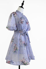 Caroline Floral Print Mini Dress | Dress In Beauty