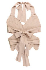 Cutout Cropped Halter Top