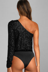 Mikah One Shoulder Long Sleeve Top | Dress In Beauty
