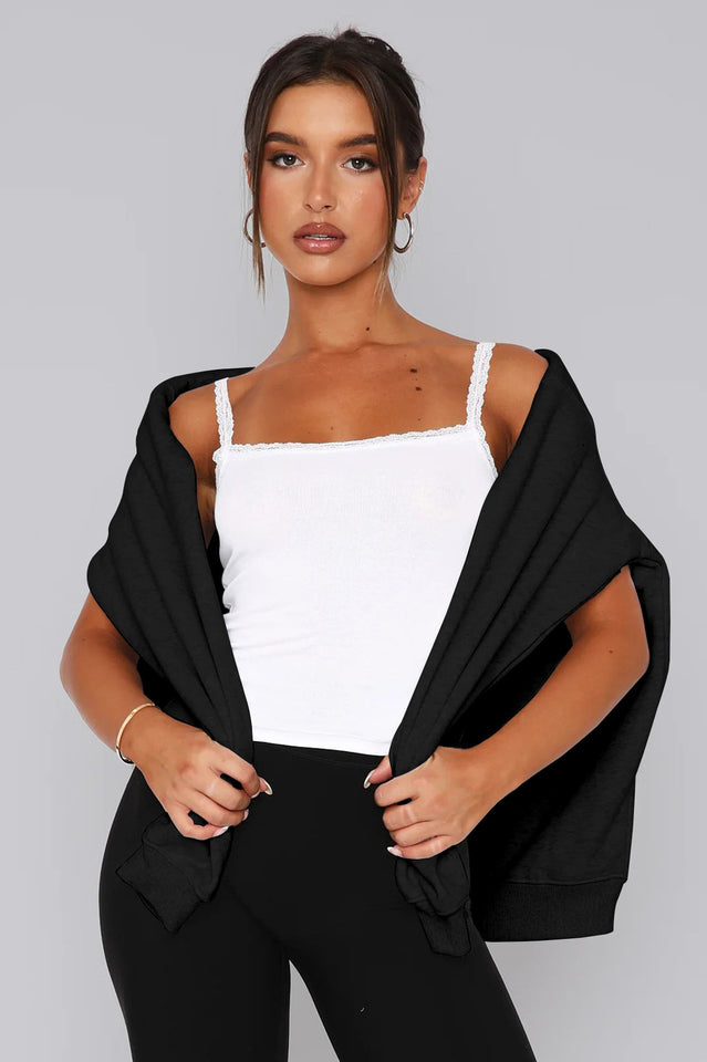 Solid Square Neck Top | Dress In Beauty