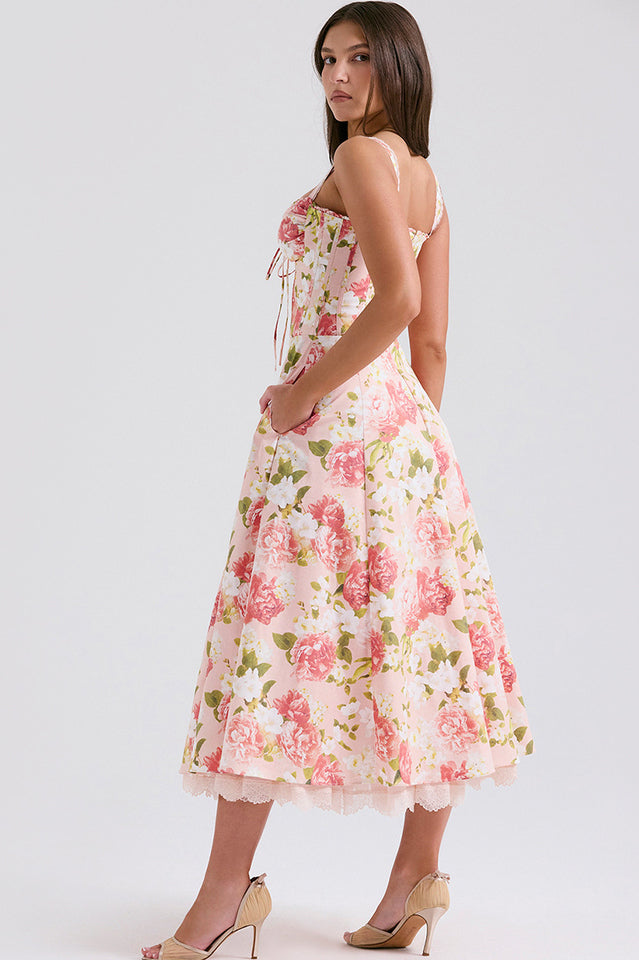 Rosalee Print Cotton Sundress | Dress In Beauty