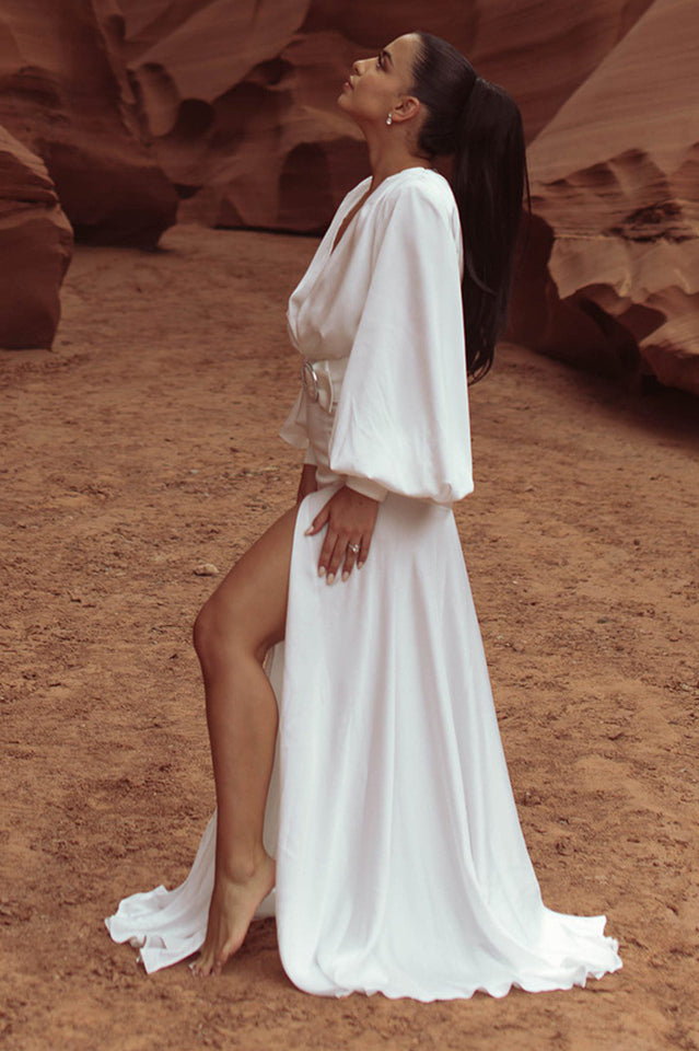 Michele Satin Formal Maxi Dress | Dress In Beauty