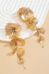 Floral Tassel Earrings & Necklace Set