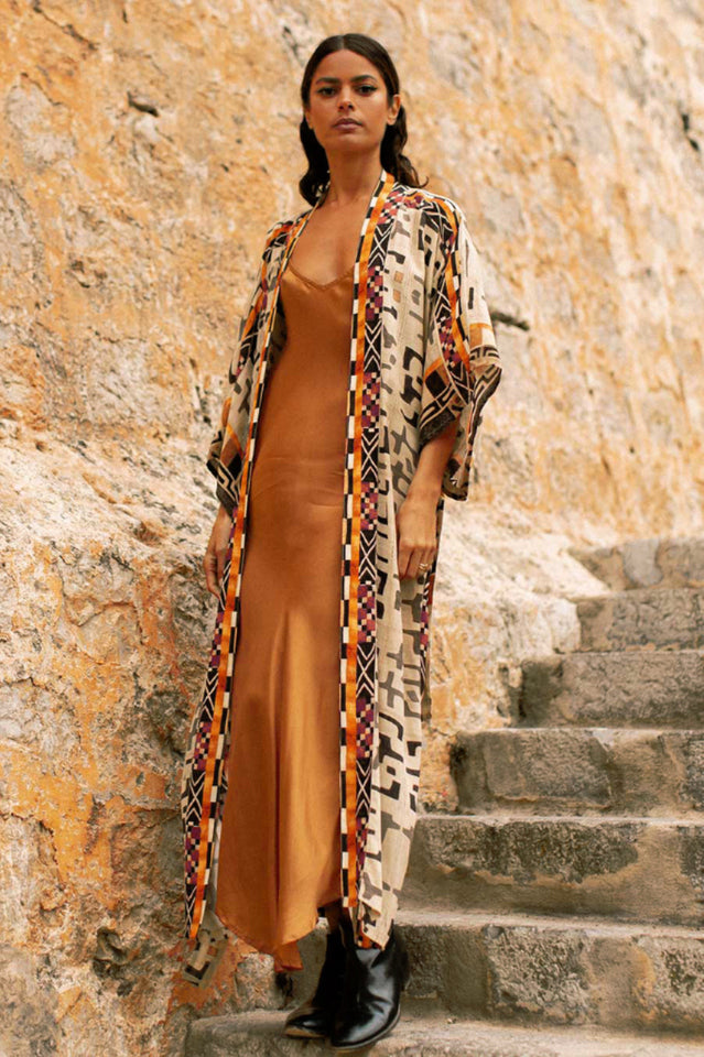 Boho Tie Dye Kimono Blouse | Dress In Beauty