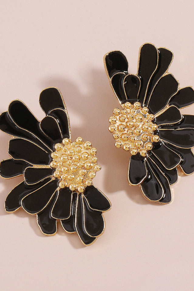 Sibyl Demi Flower Earrings | Dress In Beauty