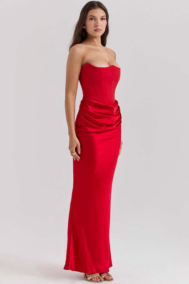 valora persephone off shoulder bustier dress Persephone Off Shoulder Bustier Dress Wiwor