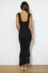 Nadia Ruched Fishtail Maxi Dress | Dress In Beauty