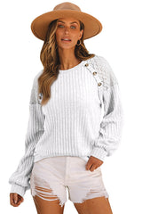 Buttoned Ribbed Top