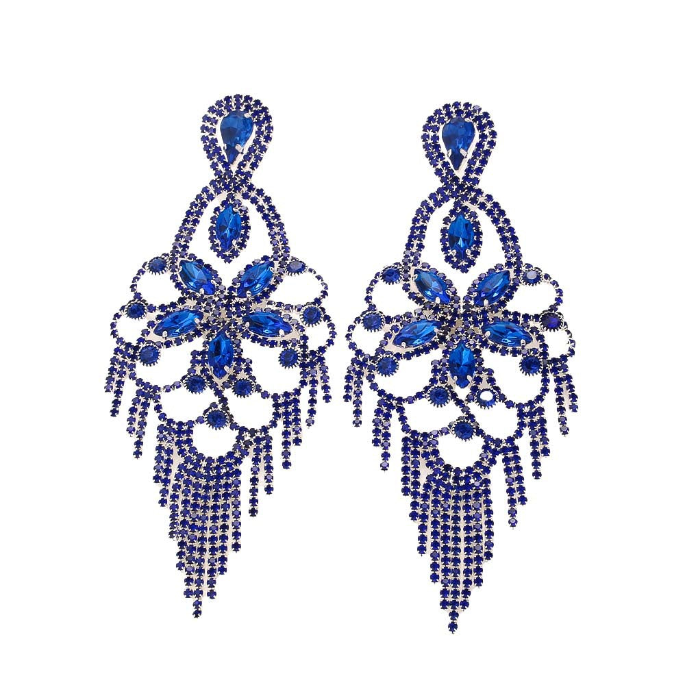 Angelica Diamante Statement Earrings | Dress In Beauty