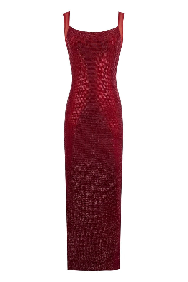 Rhinestone Bodycon Backless Maxi Dress | Dress In Beauty