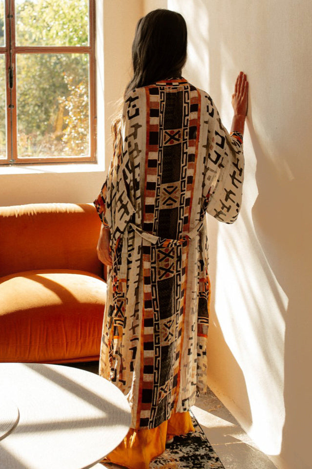 Boho Tie Dye Kimono Blouse | Dress In Beauty