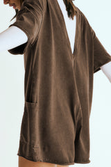 Koton Boat Neck Playsuit
