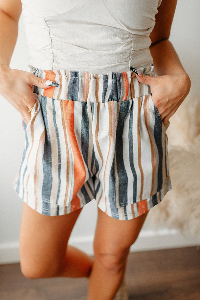 Wanda Casual Striped Shorts | Dress In Beauty