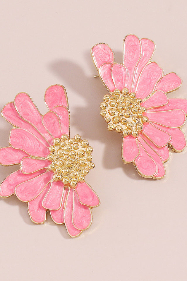 Sibyl Demi Flower Earrings | Dress In Beauty