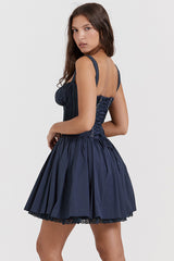 Pietra White Corset Mini Dress | Dress In Beauty
