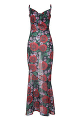 RONAN Floral Cami Long Dress