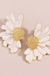 Sibyl Demi Flower Earrings | Dress In Beauty