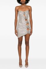 Strapless Floral Studded Dress | Dress In Beauty