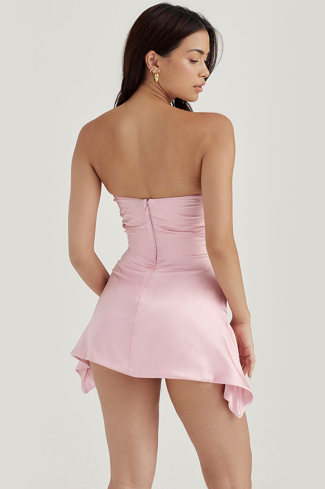 Draped Strapless Corset Dress | Dress In Beauty