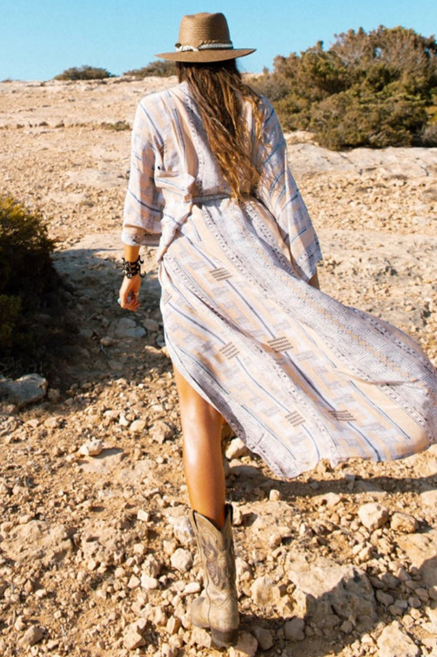 Boho Tie Dye Kimono Blouse | Dress In Beauty