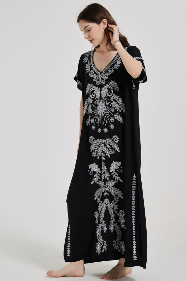 Boho Print Slit Dress | Dress In Beauty