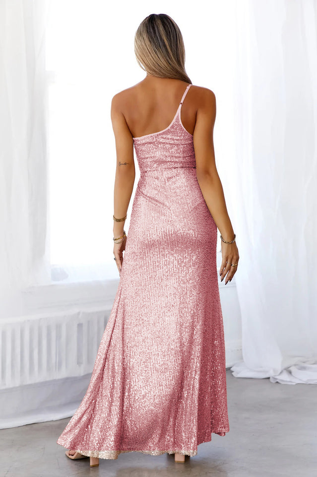 Riley Sequin Slit Maxi Dress | Dress In Beauty